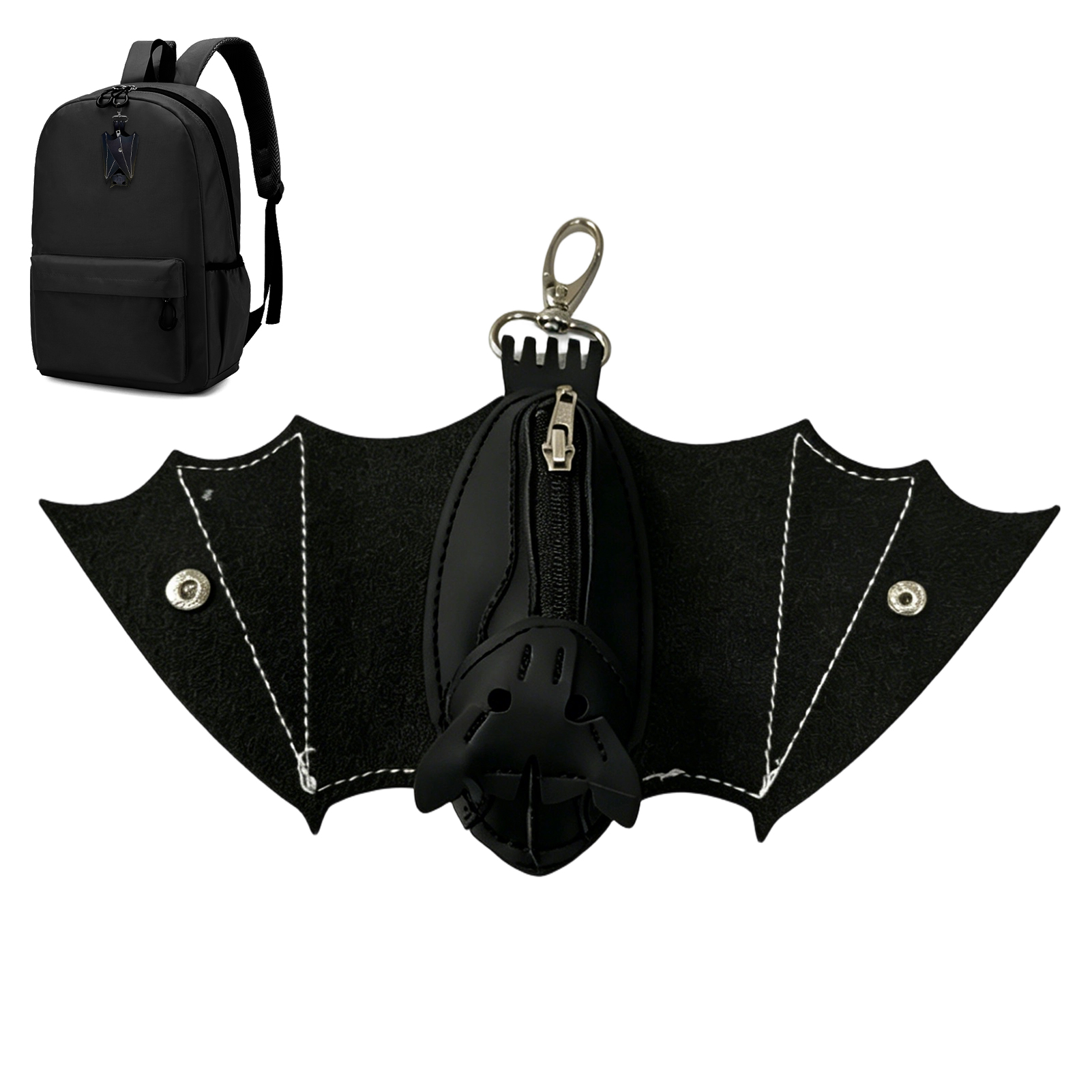 Leatherwork Workshop - 20cm PU Leather Bat Gothic Coin