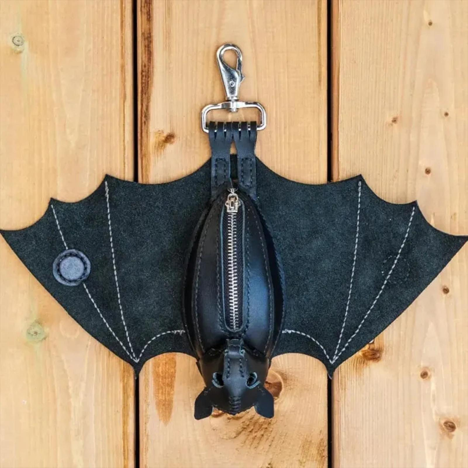 Leatherwork Workshop - Bat Coin Purse PU Leather Bat