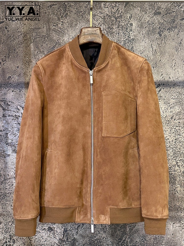 Leather Work For Kids - Italian Designer Luxury Mens Real Suede