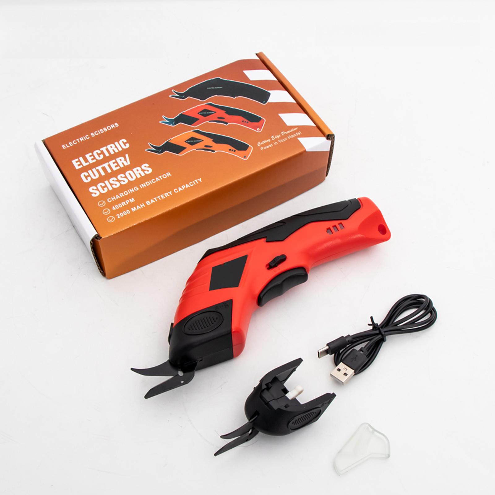 Leatherwork Machine - 3.6V Handheld Electric Scissors Cloth Cutting