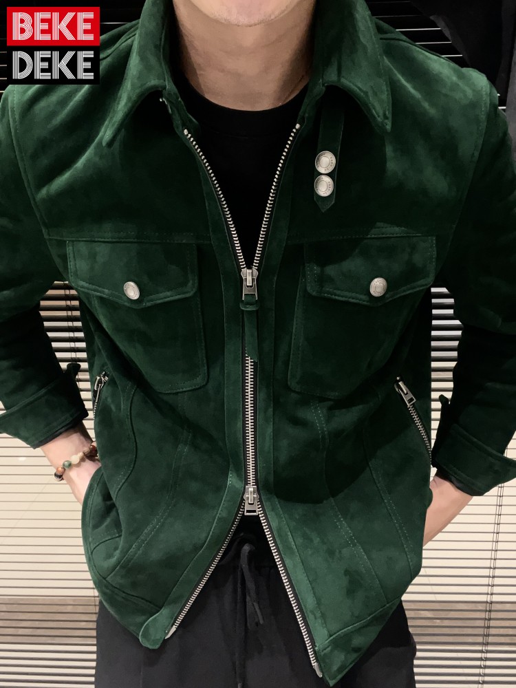 Leather Work For Kids - Top Quality Mens Real Suede Leather