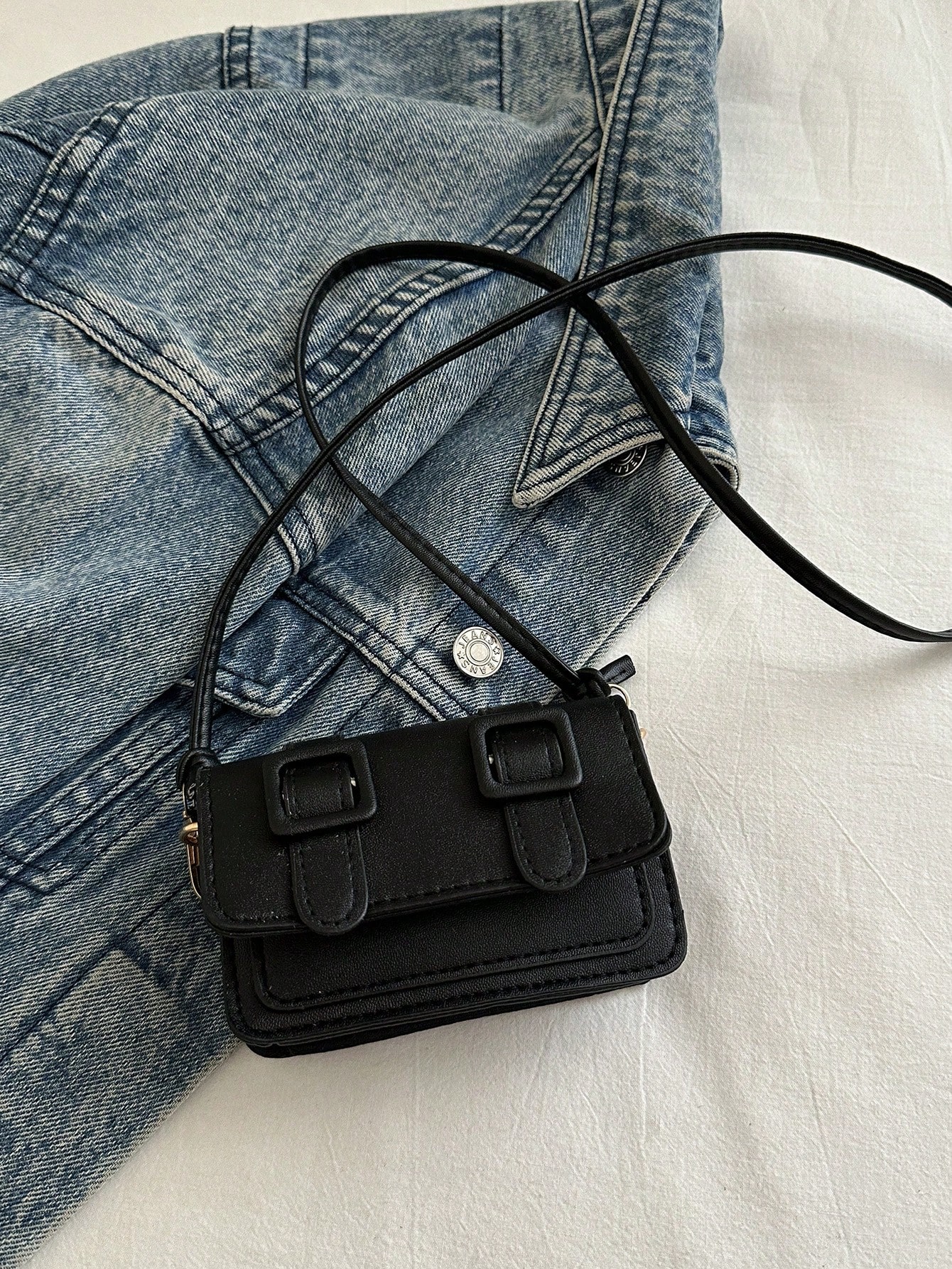 Leatherwork Workshop - Mini Fashionable Solid Color Minimalist Flap