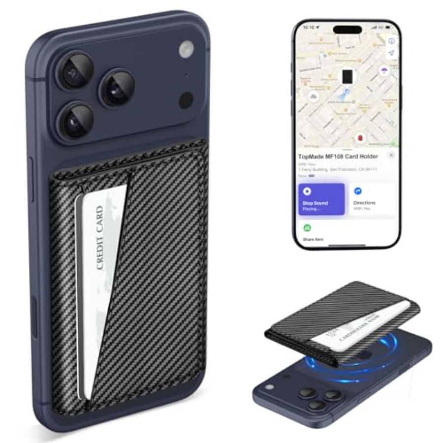Leather Work In My Area - for Magsafe Wallet Works with Apple