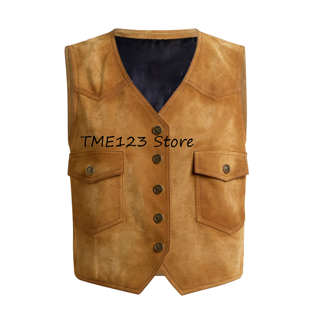 Men's Vest Work Vest Summer Si - Leather Work Vest For Men ulasan dan harga