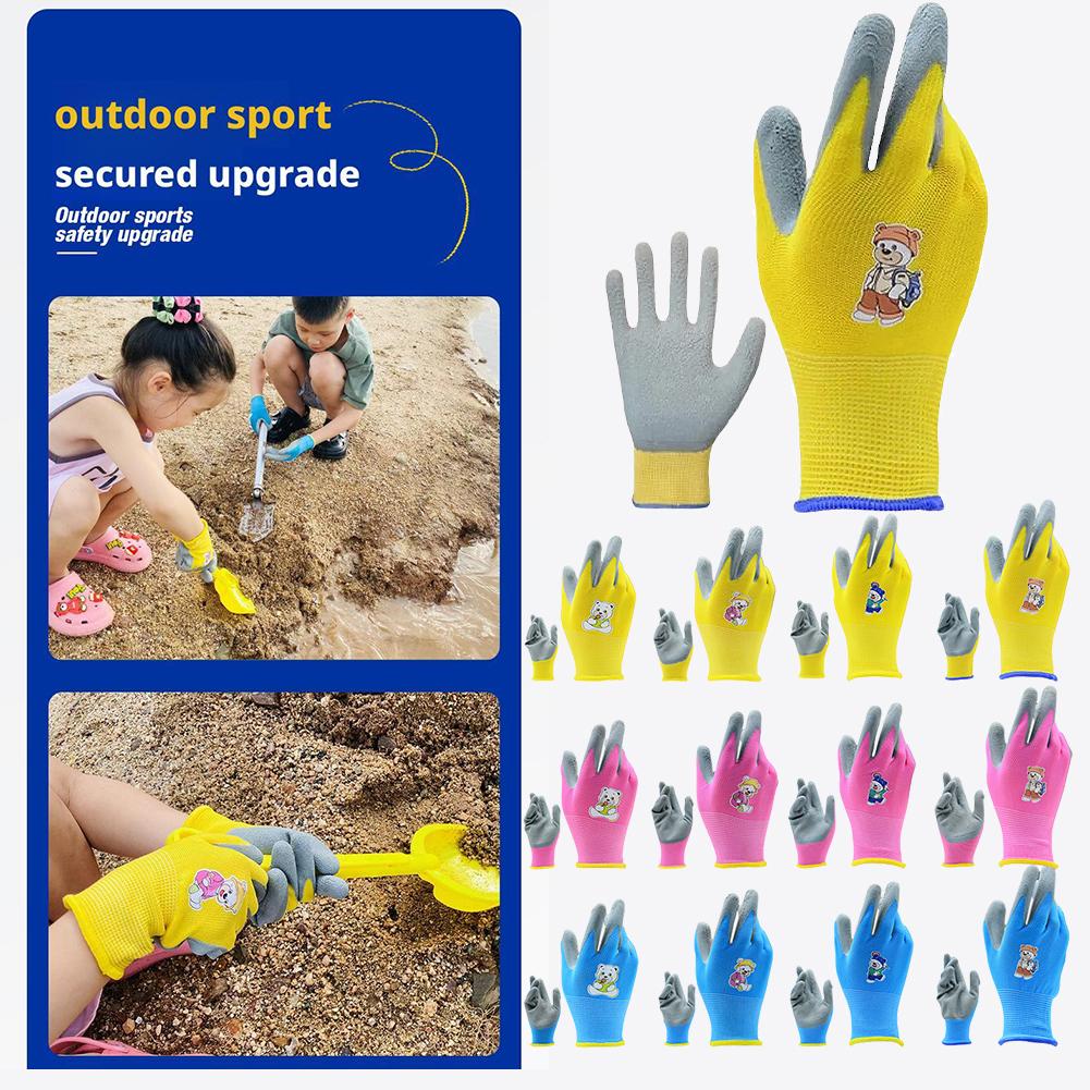 Kids Gardening Gloves Durable  - Leather Work For Kids ulasan dan harga