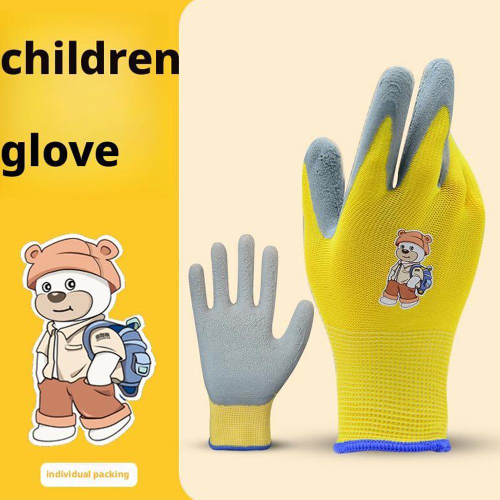 Kids Gardening Gloves Durable  - Leather Work For Kids ulasan dan harga
