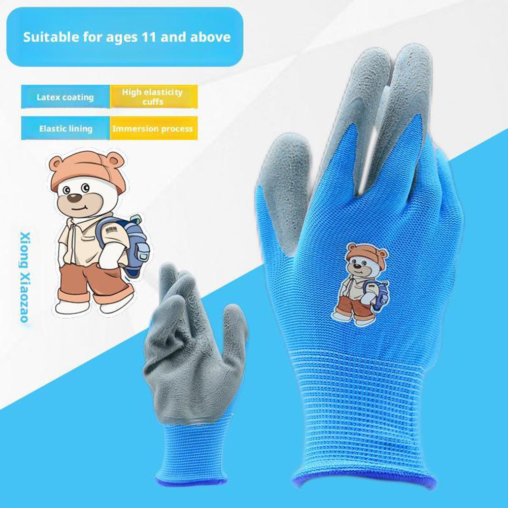 Kids Gardening Gloves Durable  - Leather Work For Kids ulasan dan harga