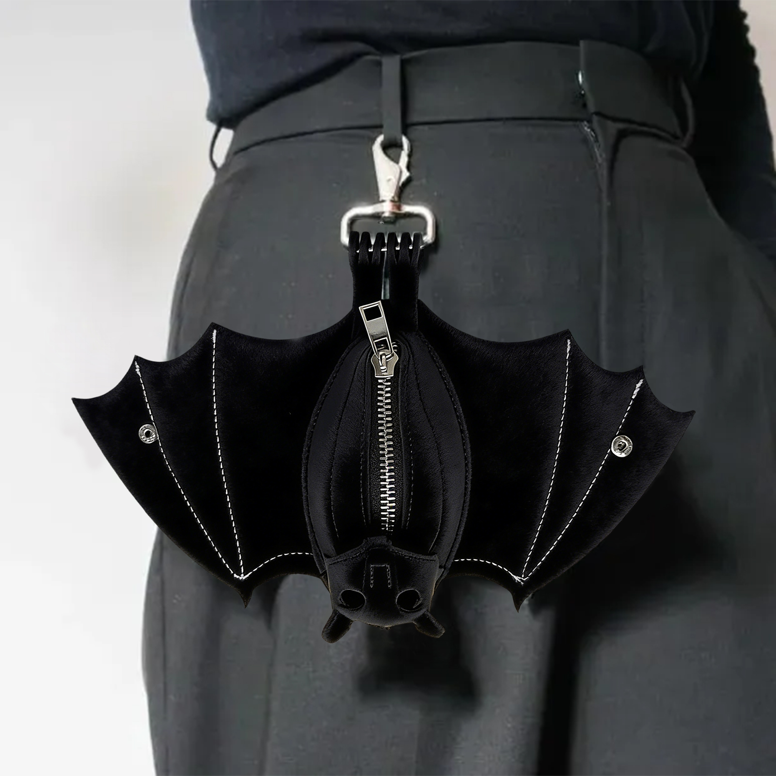 20cm PU Leather Bat Gothic Coi - Leatherwork Workshop ulasan dan harga