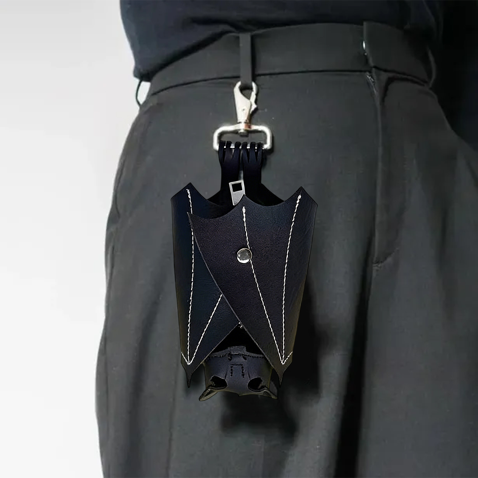 20cm PU Leather Bat Gothic Coi - Leatherwork Workshop ulasan dan harga