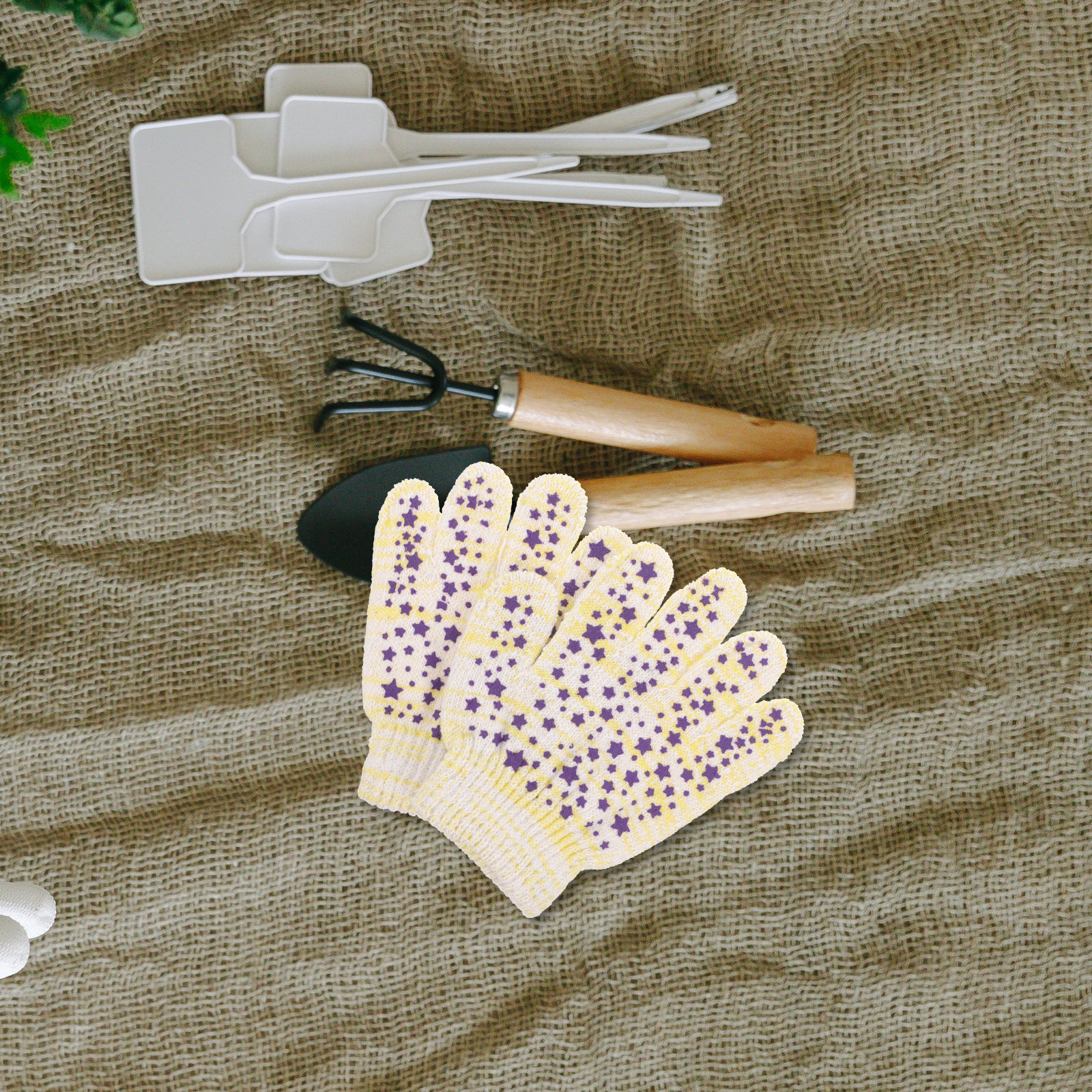 1Pair Kids Work Gloves for Gar - Leather Work For Kids ulasan dan harga