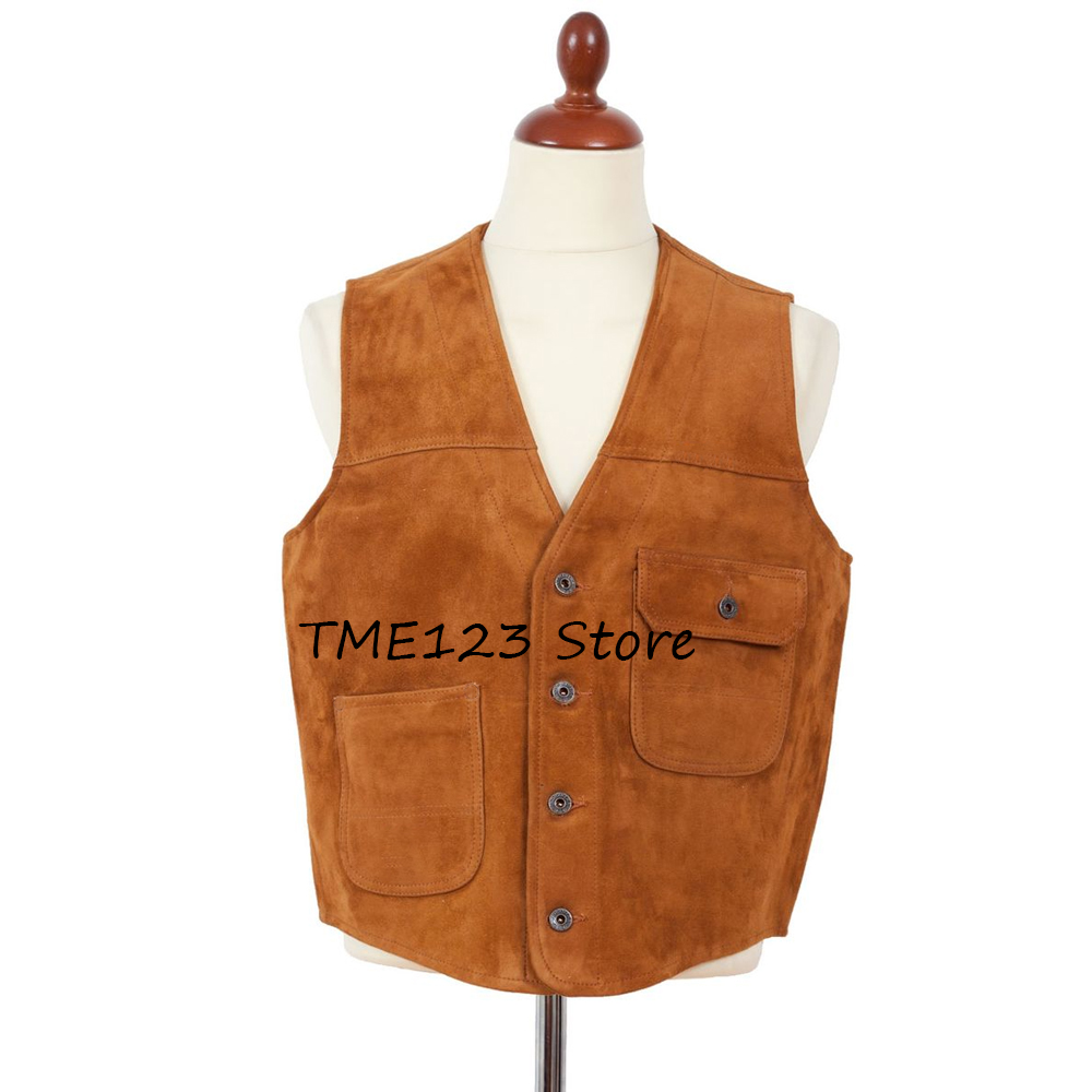 Men's Vest Casual Vest Man Sin - Leather Work Vest For Men ulasan dan harga