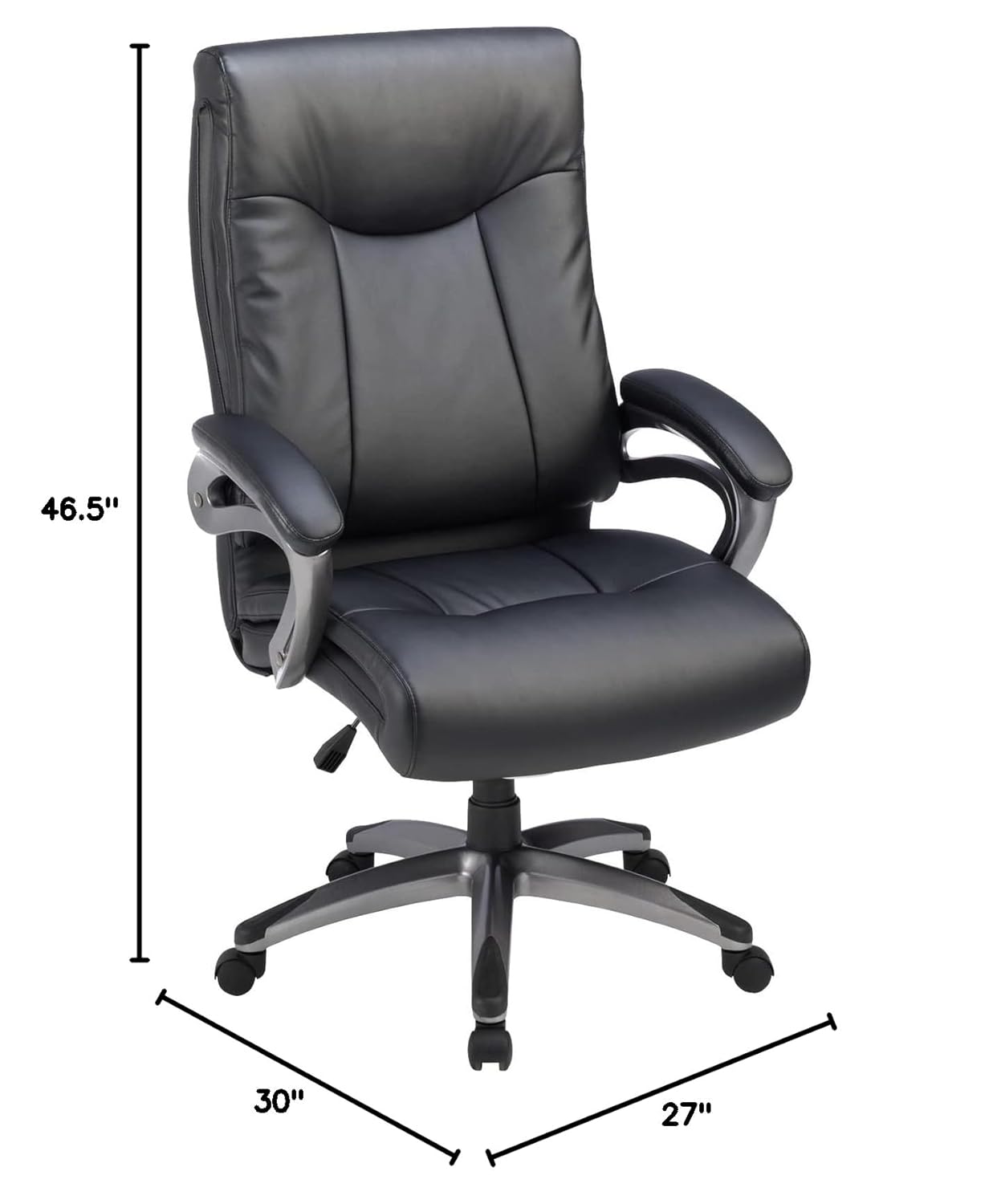 High-Back Executive Office Cha - Upholstery Leather Work ulasan dan harga