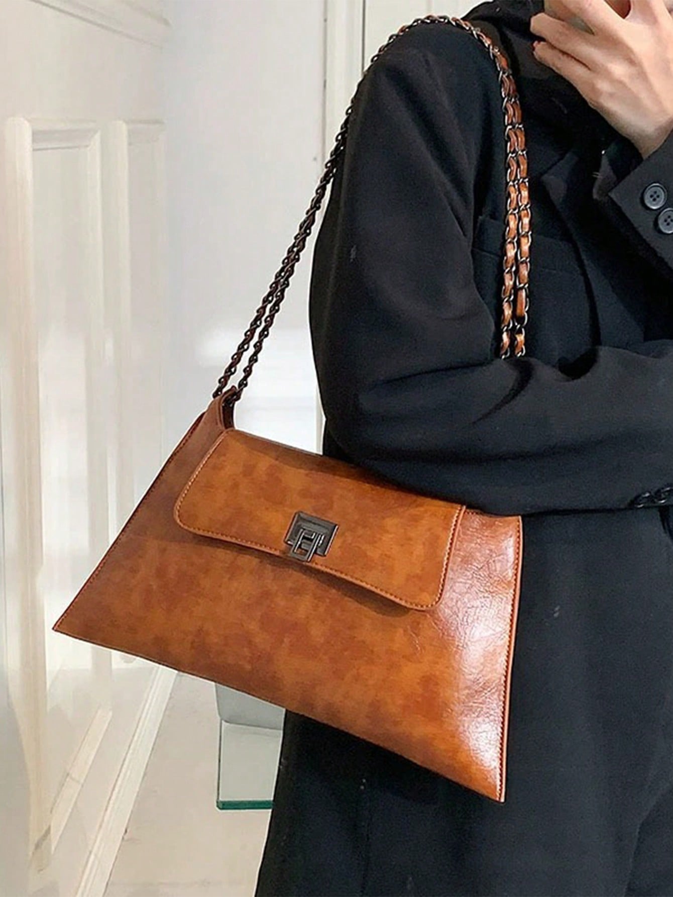 Shoulder Bag Handbag/Elegant F - Leatherwork Workshop ulasan dan harga