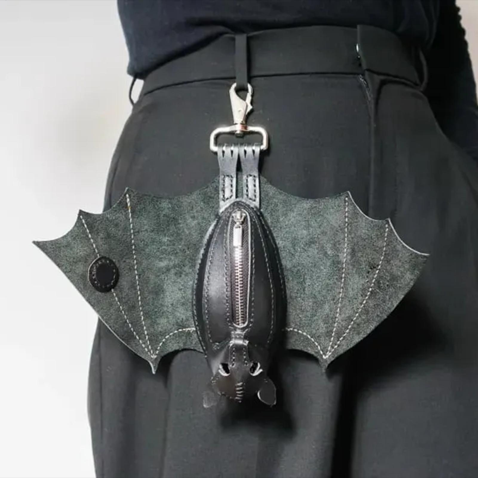 Bat Coin Purse PU Leather Bat  - Leatherwork Workshop ulasan dan harga