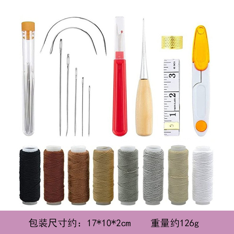 Leather Working Kit with Leath - Upholstery Leather Work ulasan dan harga