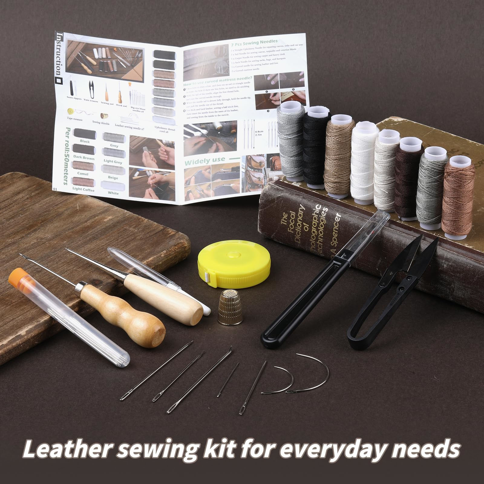Upholstery Repair Sewing Kit H - Upholstery Leather Work ulasan dan harga