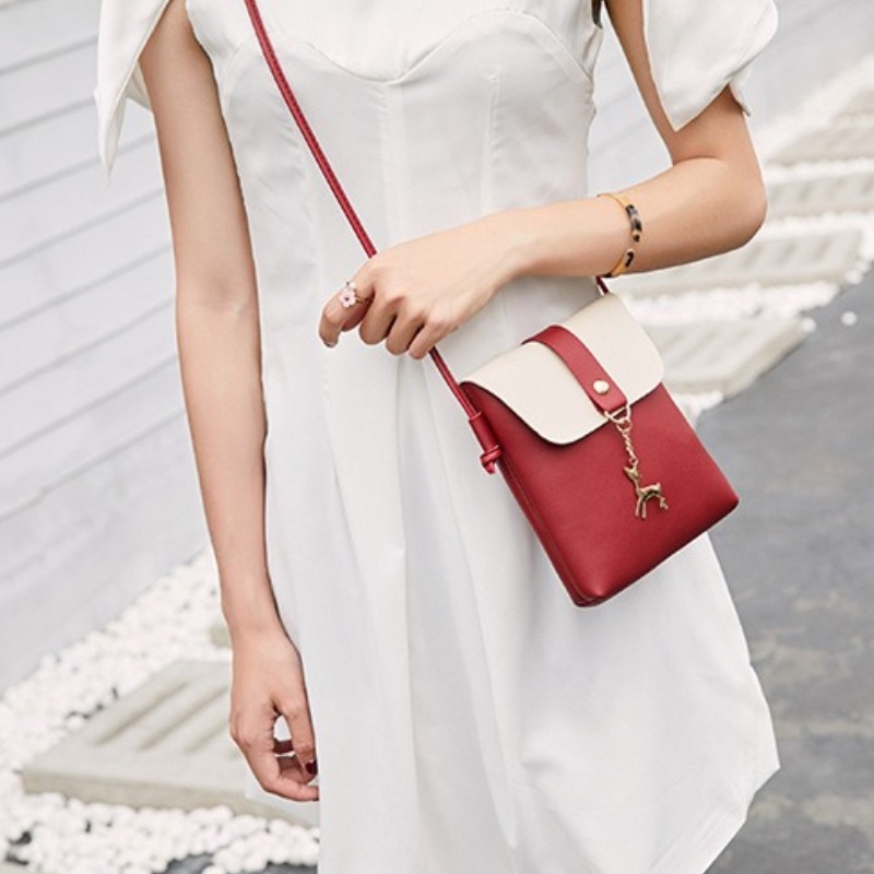 New Deer Pendant Bag Women's S - Leatherwork Workshop ulasan dan harga
