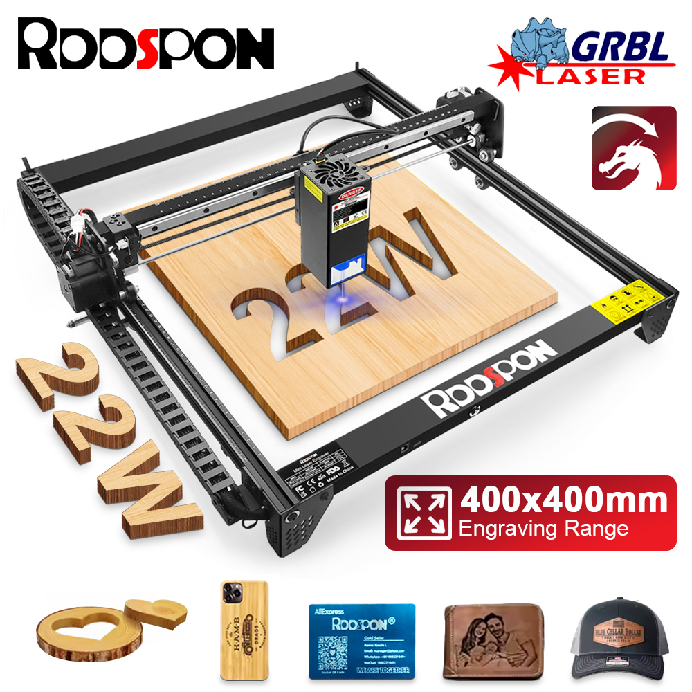 RDDSPON Laser Engraver 12W 22W - Leatherwork Machine ulasan dan harga