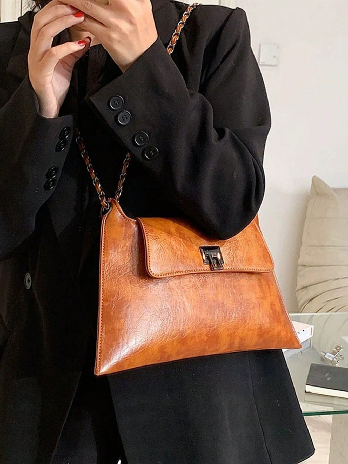 Shoulder Bag Handbag/Elegant F - Leatherwork Essentials ulasan dan harga