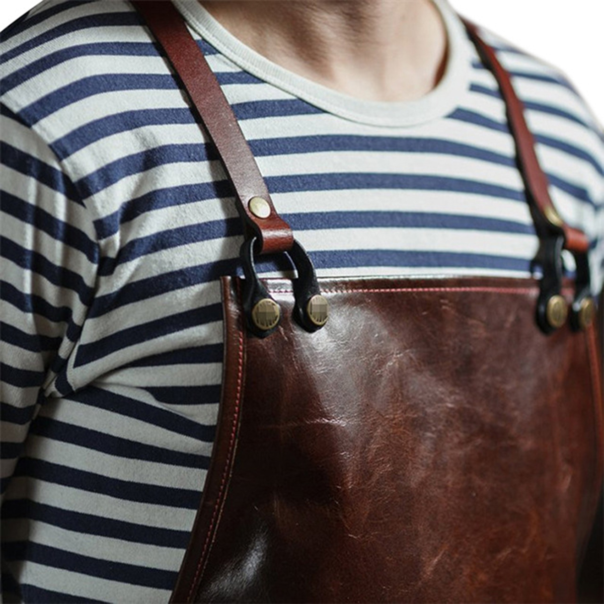 Men's Leather Work Apron with  - Leatherwork Workshop ulasan dan harga