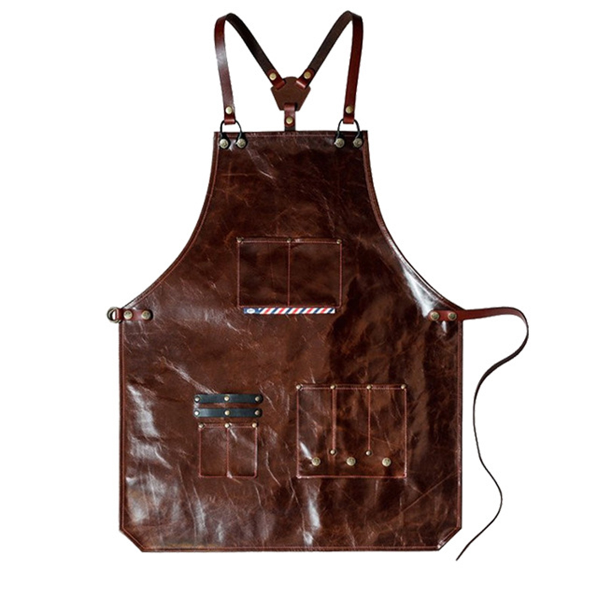 Men's Leather Work Apron with  - Leatherwork Workshop ulasan dan harga