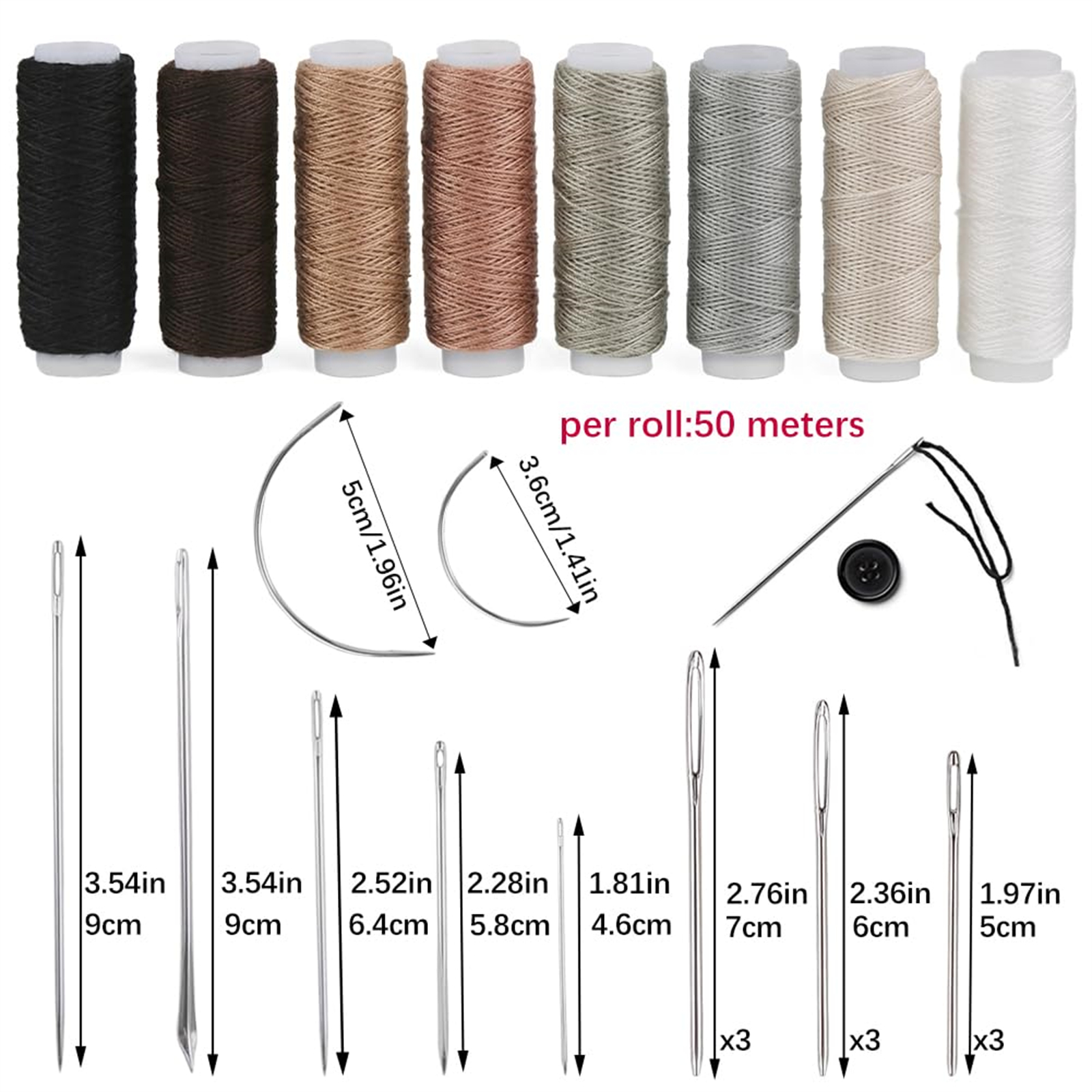 Upholstery Repair Sewing Kit H - Upholstery Leather Work ulasan dan harga