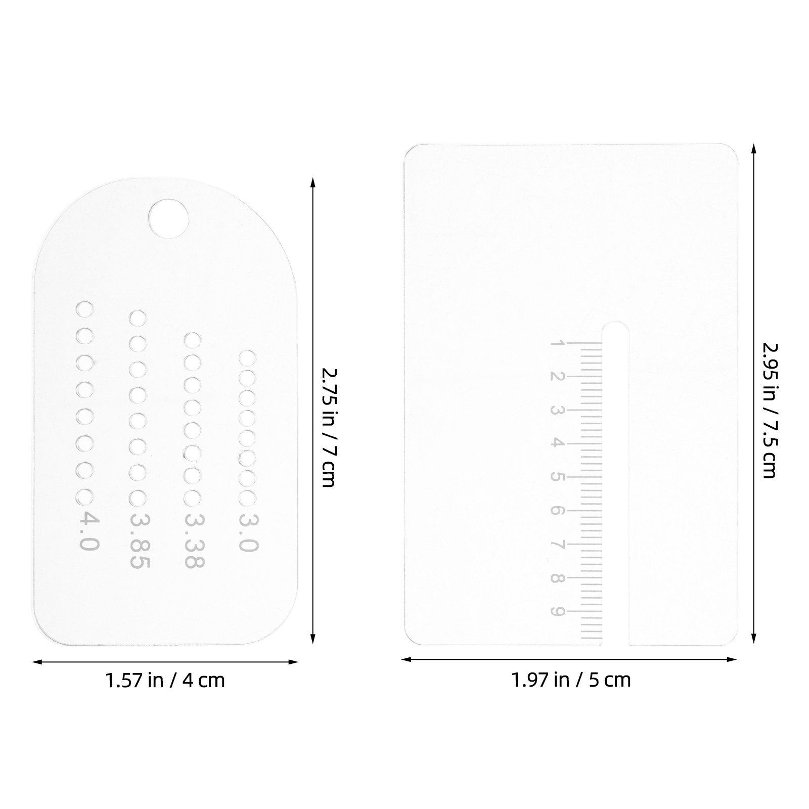2Pcs Punch Guide Adjustable St - Leatherworking Guide ulasan dan harga