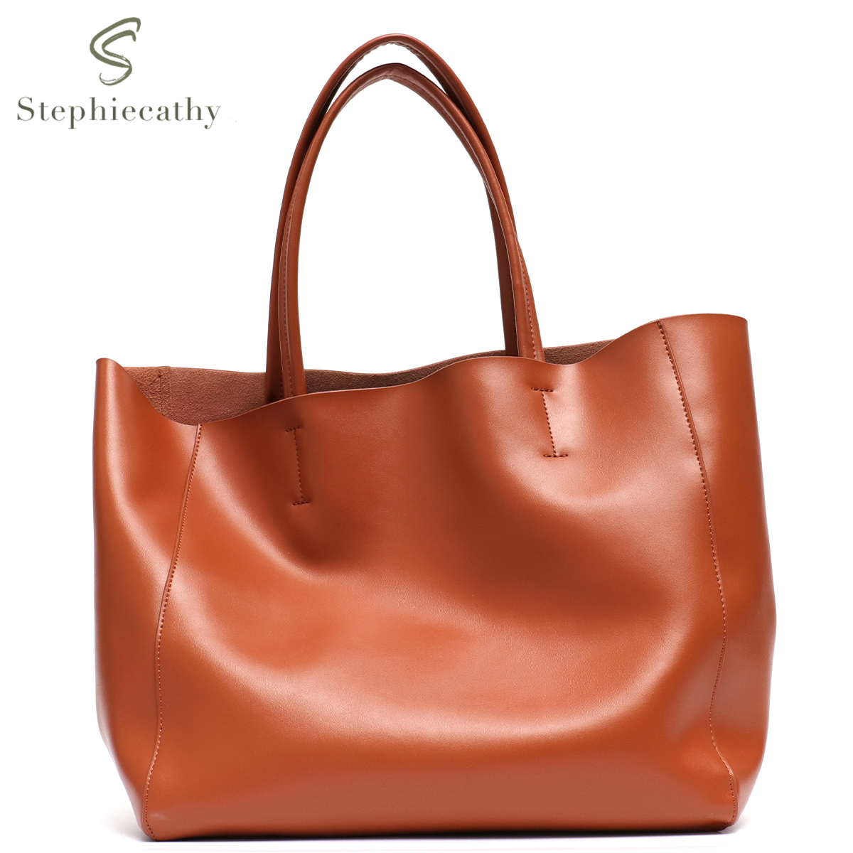 Minimalist Big Tote Bag Women  - Leatherwork Workshop ulasan dan harga