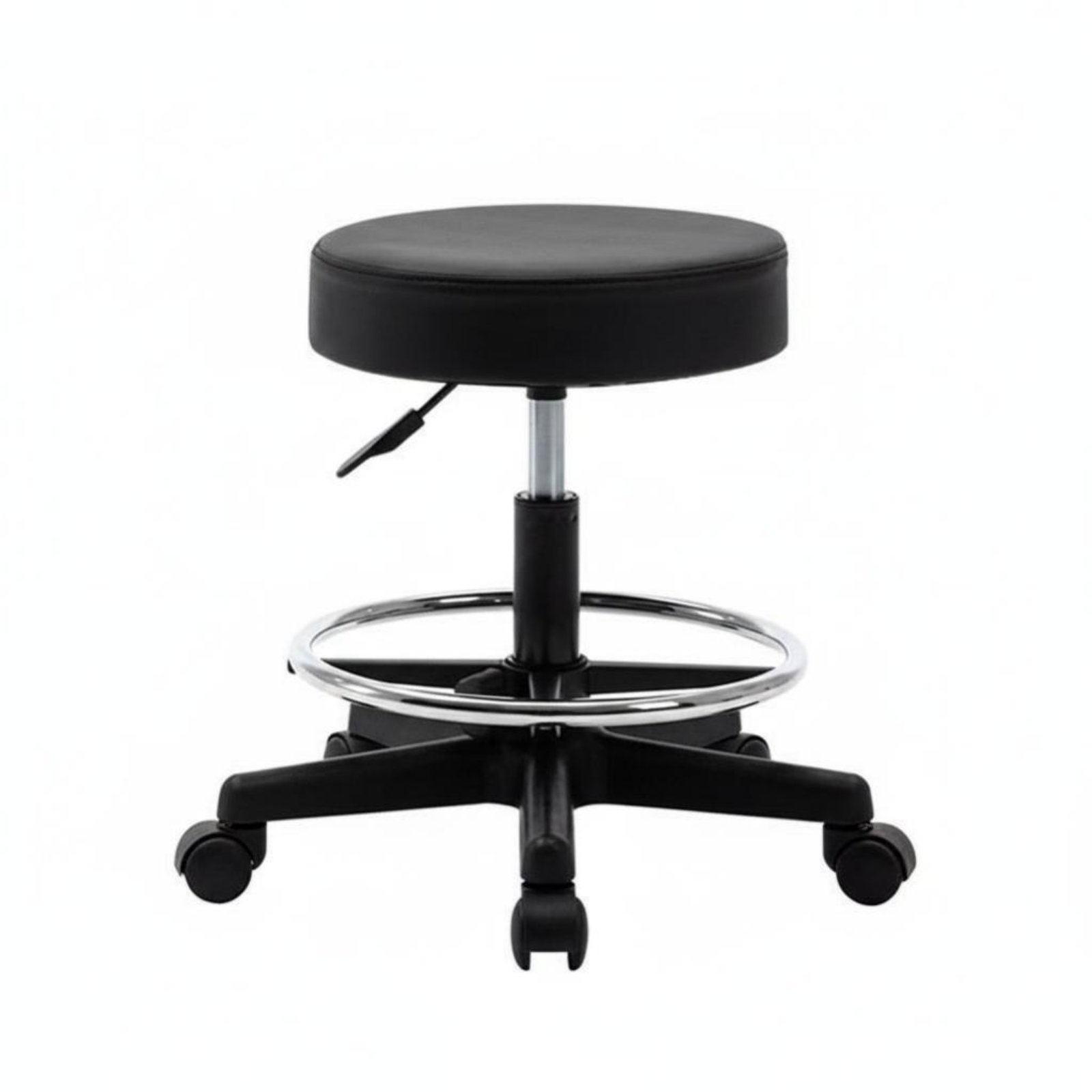 Adjustable Rolling Stool Versa - Upholstery Leather Work ulasan dan harga
