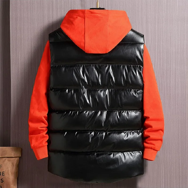 Plus Size Sleeveless Jackets M - Leather Work Vest For Men ulasan dan harga