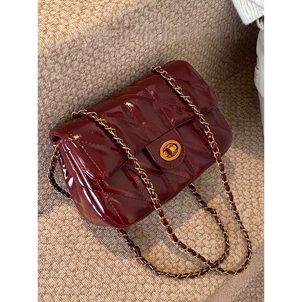 Classic Rhombus Pattern PU Wat - Leatherwork Workshop ulasan dan harga