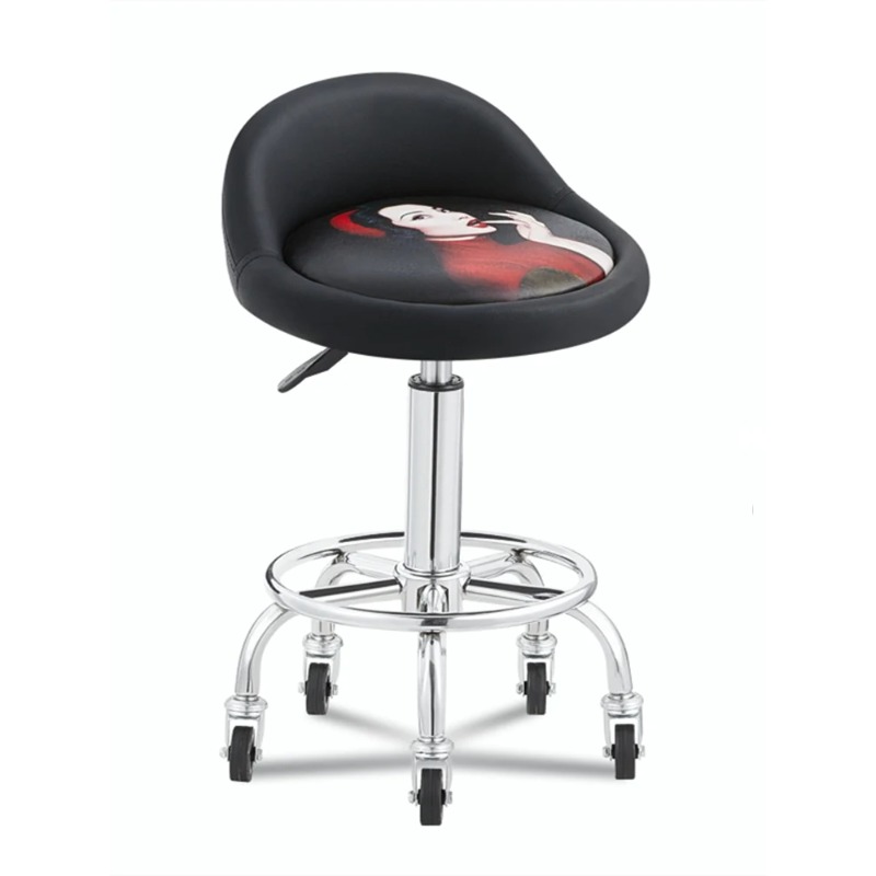 Leather Beauty Stool Barber Sh - Leatherwork Workshop ulasan dan harga