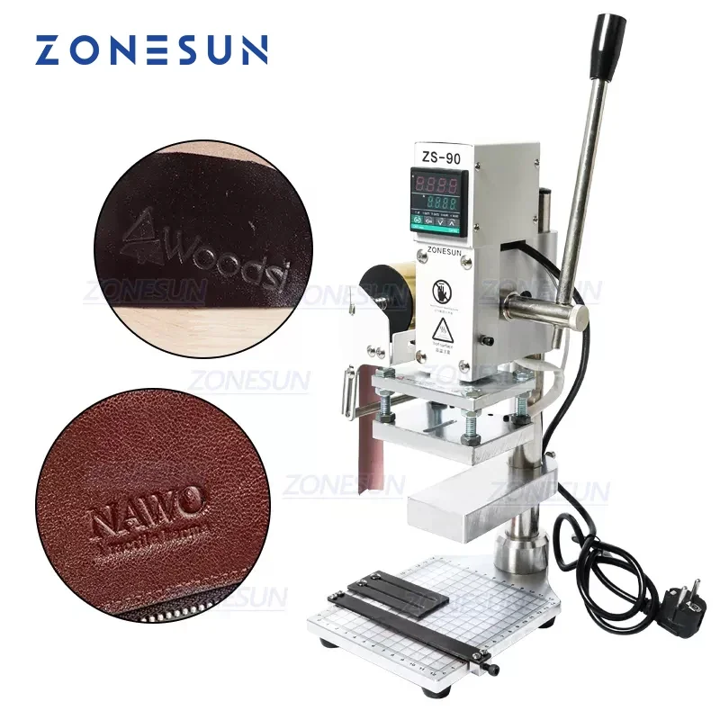 ZONESUN Two Work Plate Manual  - Leatherwork Machine ulasan dan harga