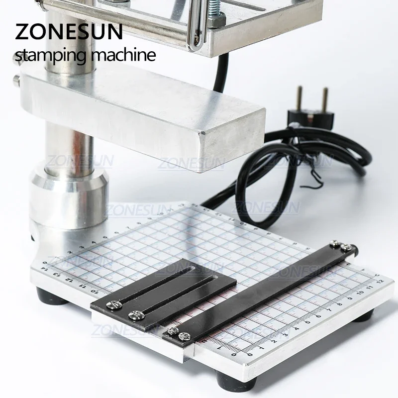 ZONESUN Two Work Plate Manual  - Leatherwork Machine ulasan dan harga