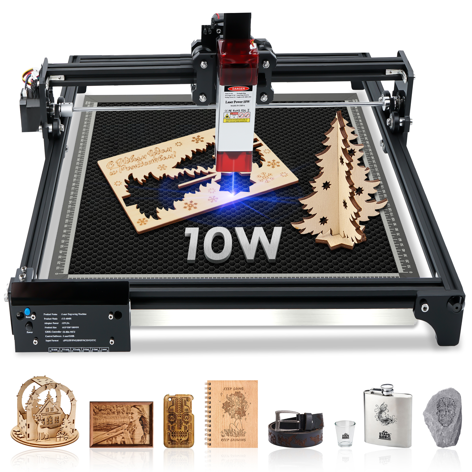 10W Laser Cutting Machine, GRB - Leatherwork Machine ulasan dan harga