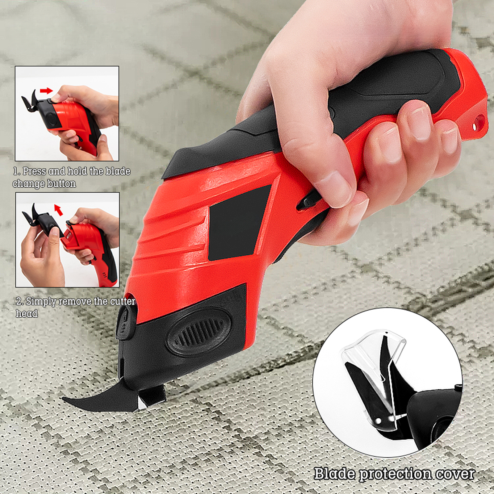 3.6V Handheld Electric Scissor - Leatherwork Machine ulasan dan harga