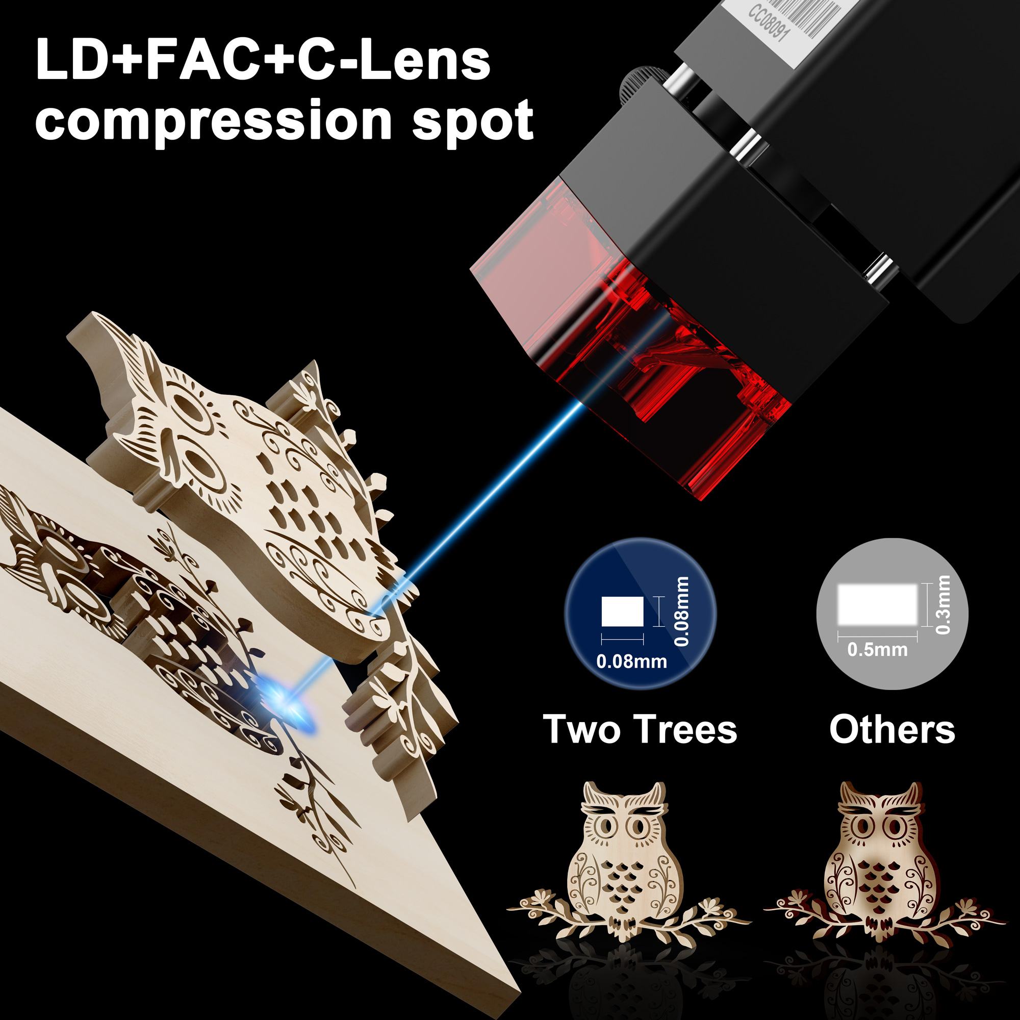 TWOTREES TTS-10 Pro Laser Engr - Leatherwork Machine ulasan dan harga