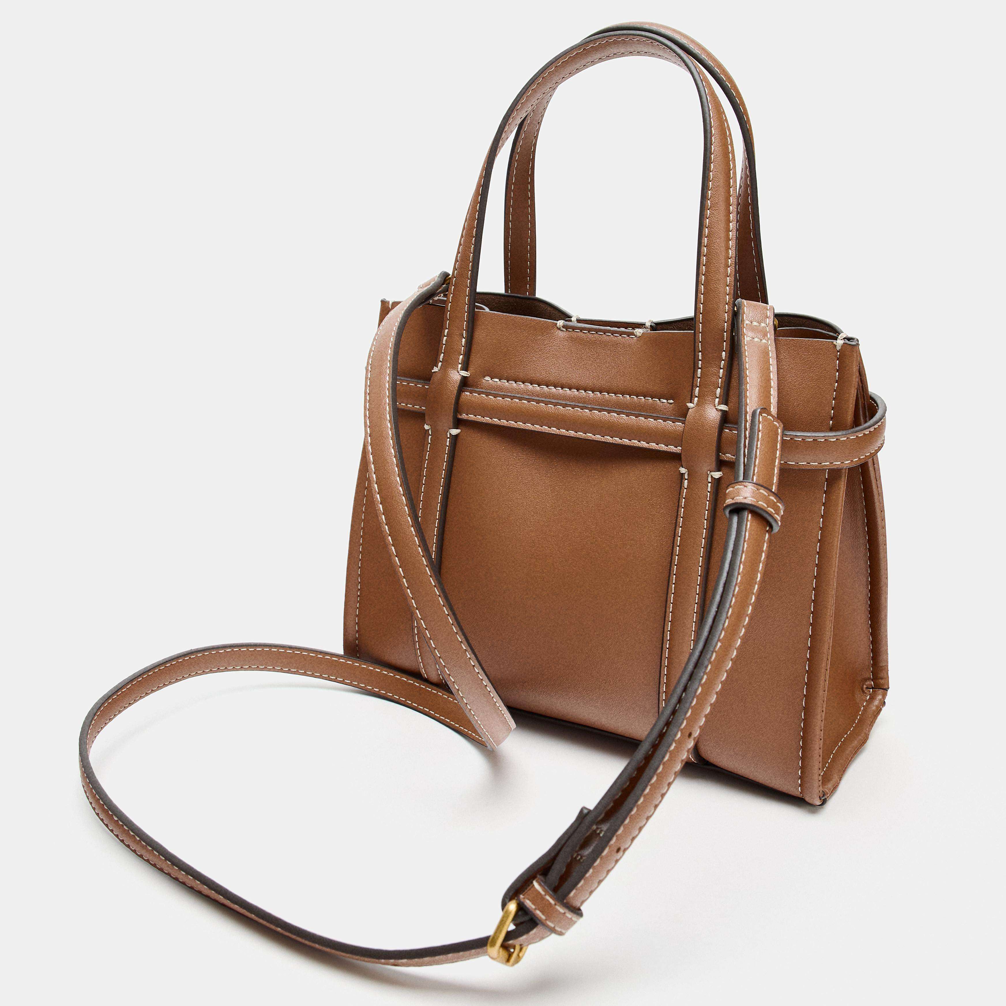Mini Commuter Brown Handbag Si - Leatherwork Essentials ulasan dan harga