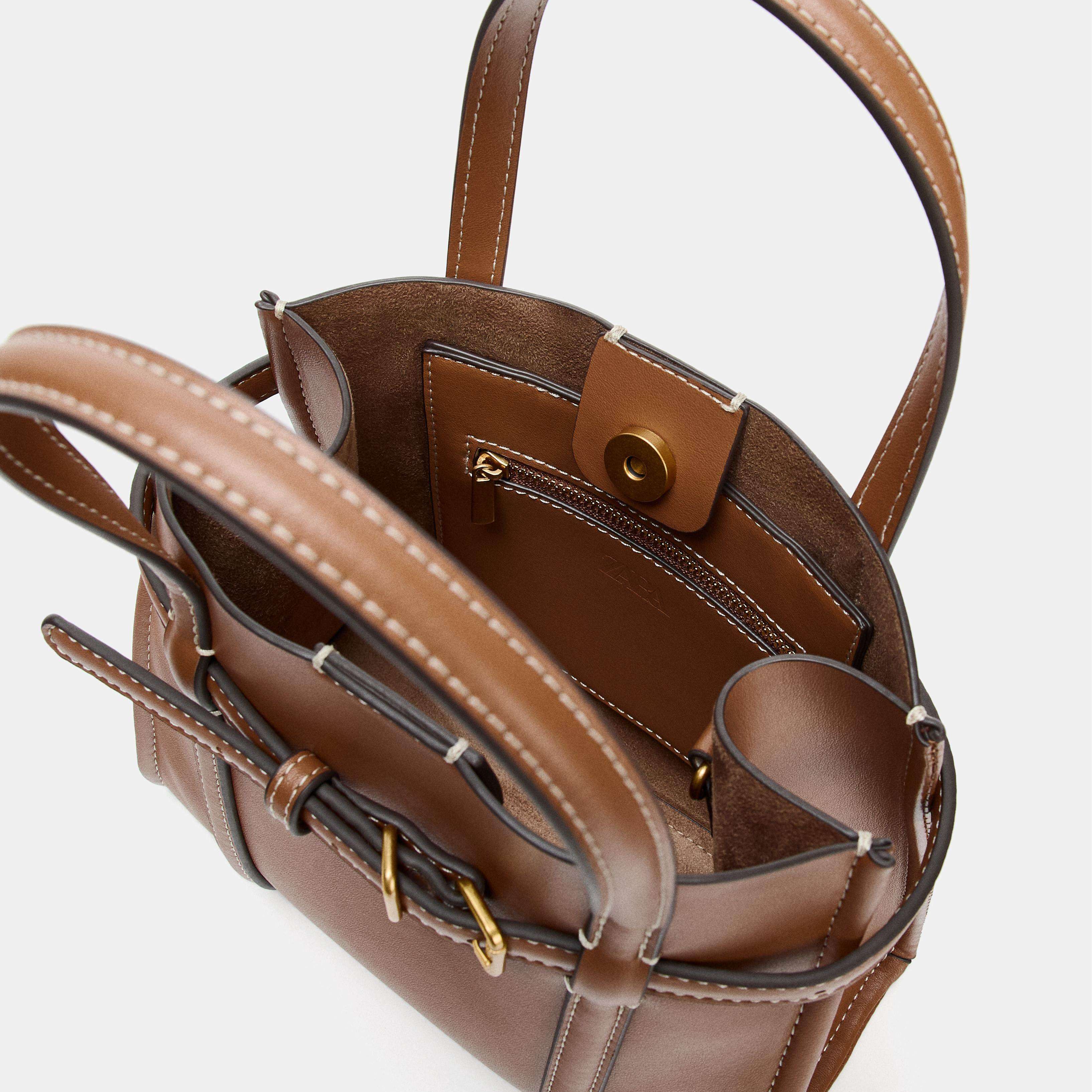 Mini Commuter Brown Handbag Si - Leatherwork Essentials ulasan dan harga