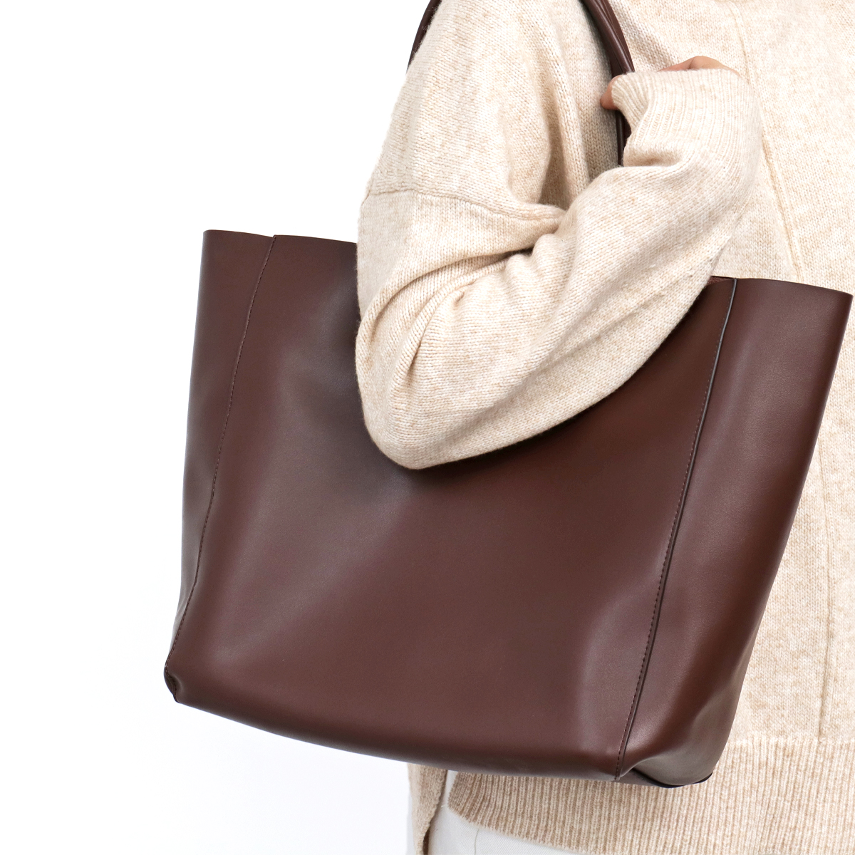 Large Capacity Tote Handbag fo - Leatherwork Workshop ulasan dan harga