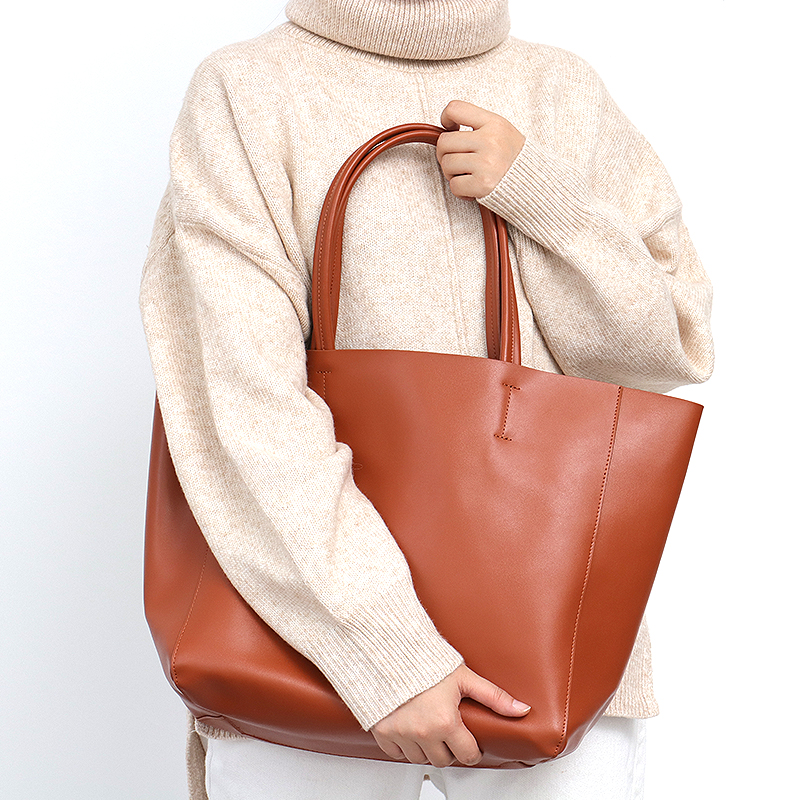 Large Capacity Tote Handbag fo - Leatherwork Workshop ulasan dan harga