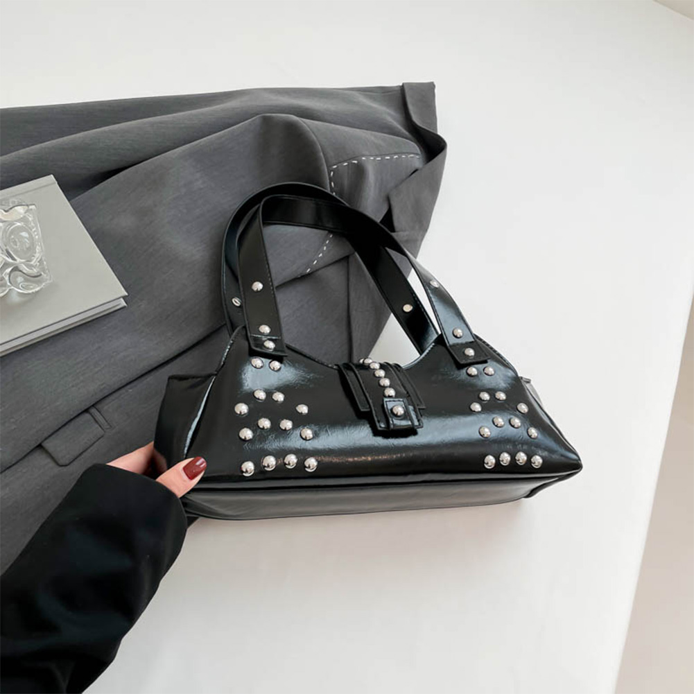 Shoulder Bag for Women Rivet P - Leatherwork Workshop ulasan dan harga