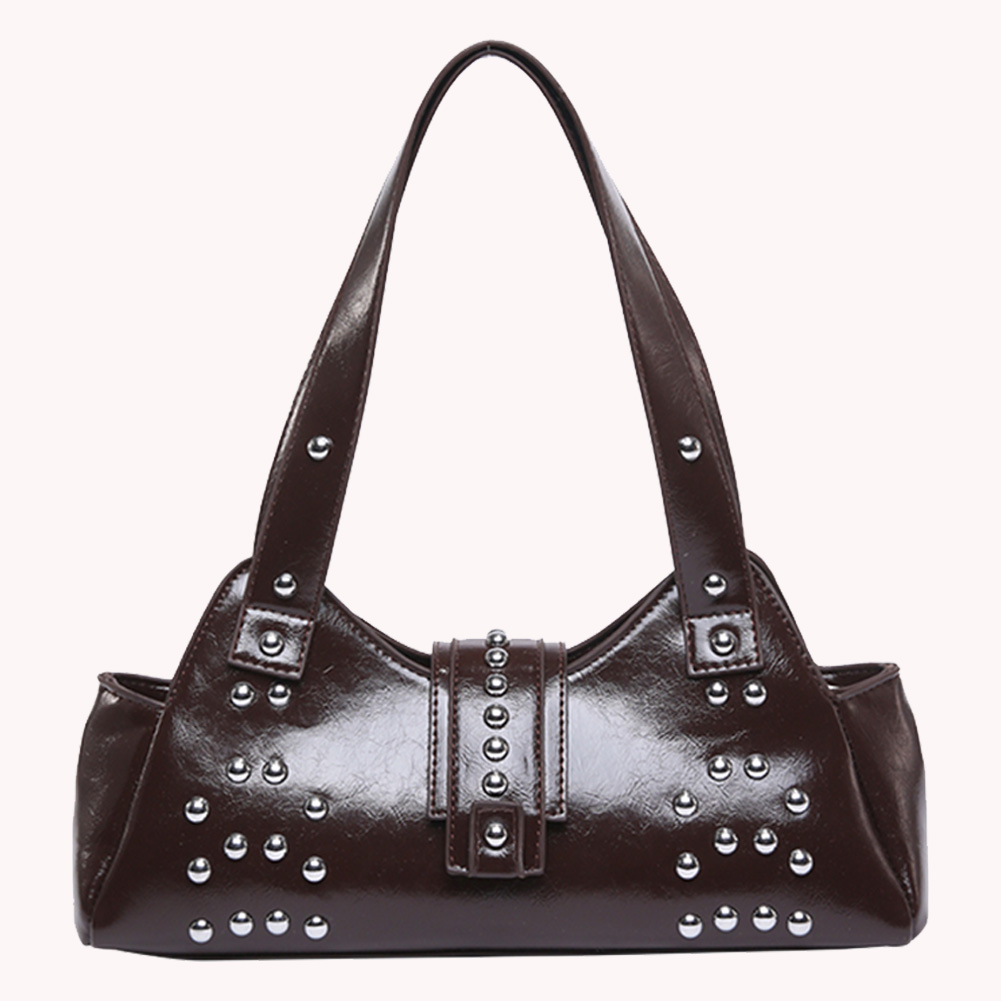 Shoulder Bag for Women Rivet P - Leatherwork Workshop ulasan dan harga