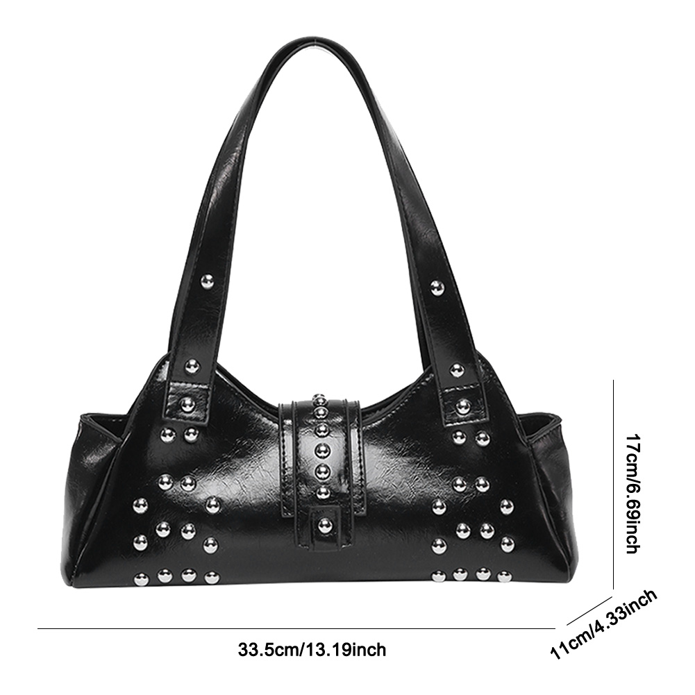 Shoulder Bag for Women Rivet P - Leatherwork Workshop ulasan dan harga