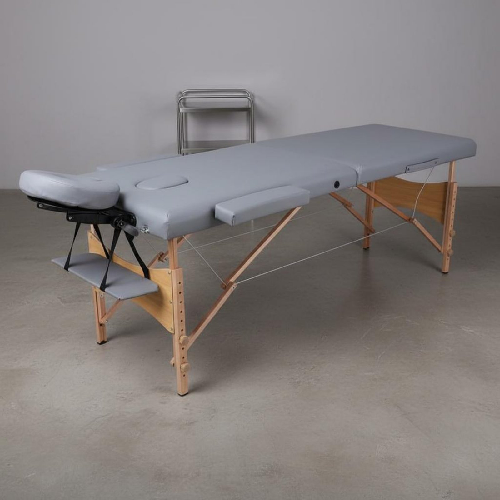 Portable Massage Table PU Leat - Upholstery Leather Work ulasan dan harga