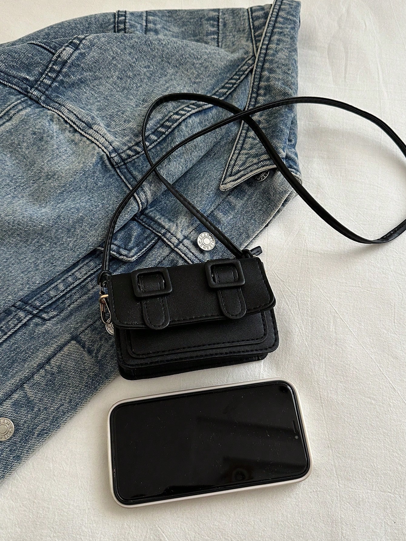 Mini Fashionable Solid Color M - Leatherwork Workshop ulasan dan harga