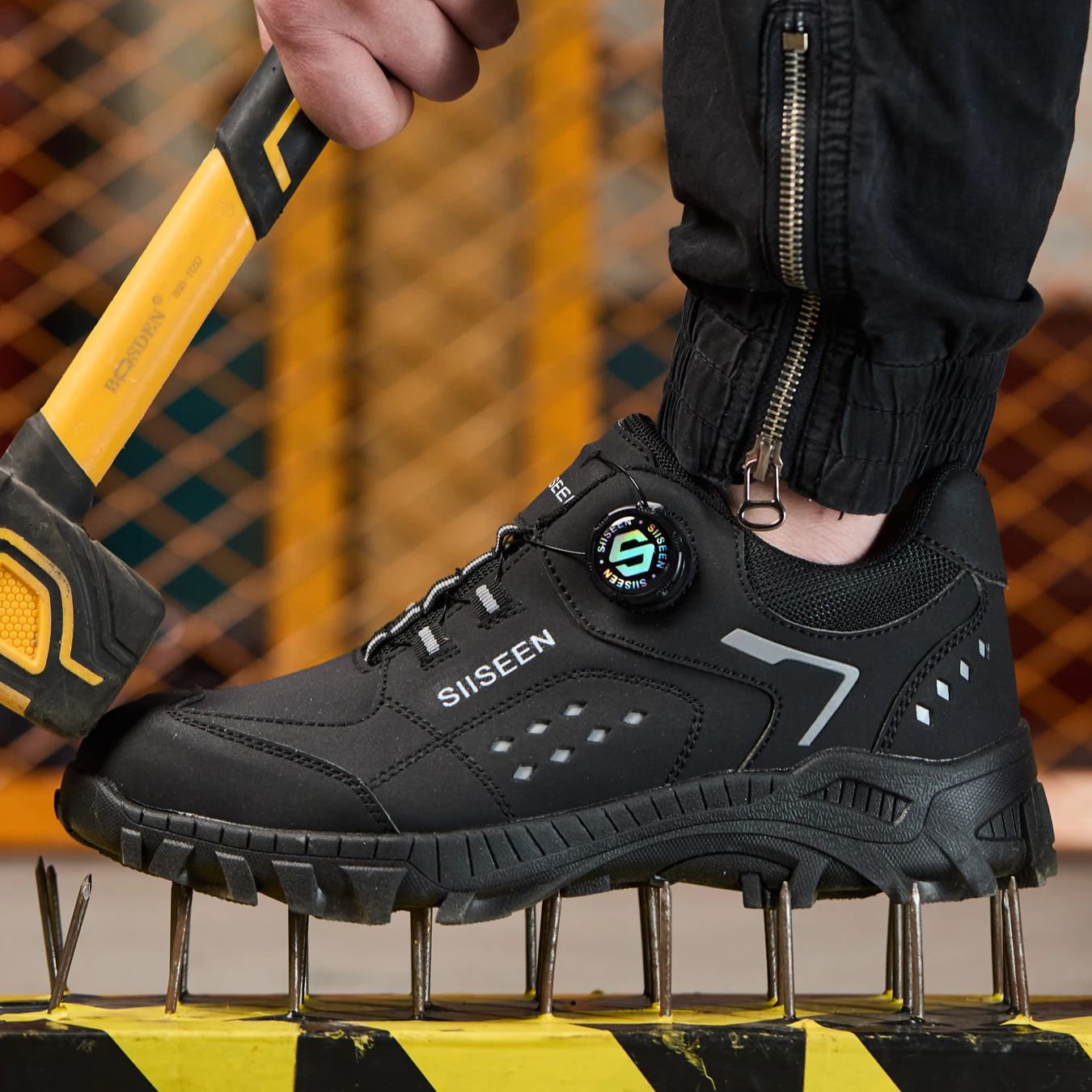 Men's Steel Head Safety Shoes  - Leatherwork Workshop ulasan dan harga
