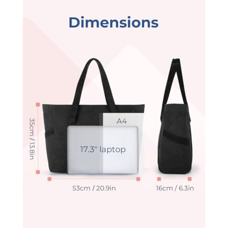 BAGSMART Crush Tote Bag for Wo - Leatherwork Essentials ulasan dan harga